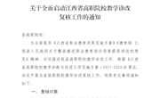 赣教职成办函〔2021〕1号：关于全面启动江西省高职院校教学诊改复核工作的通知