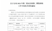 赣高职教诊改〔2021〕2号文：关于公布2021年第二批试点校第二期复核校工作专家组名单的通知